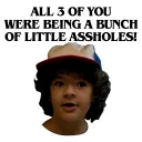 Sticker from Stranger Things