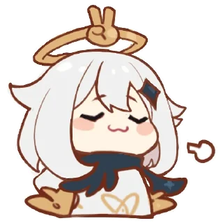 😏 emoji 派蒙的画作 Telegram sticker 13 of 48