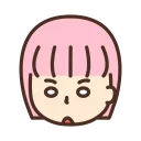 😶 emoji 粉紅台北 Telegram sticker 8 of 96