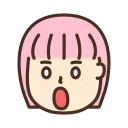 😲 emoji 粉紅台北 Telegram sticker 6 of 96