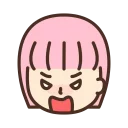 😡 emoji 粉紅台北 Telegram sticker 9 of 96