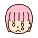 😢 emoji 粉紅台北 Telegram sticker 10 of 96