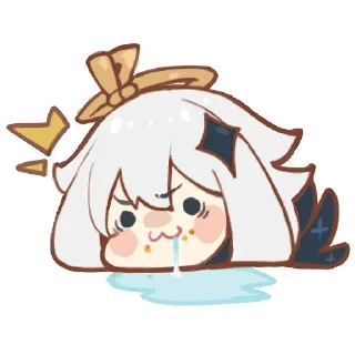 🤨 emoji 派蒙的画作 Telegram sticker 15 of 48