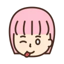 😜 emoji 粉紅台北 Telegram sticker 16 of 96
