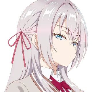 🍓 emoji @Anime_Sticker_noob Alya Sometimes Hides Her Feelings in Russian Telegram sticker 16 of 65