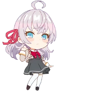 🍓 emoji @Anime_Sticker_noob Alya Sometimes Hides Her Feelings in Russian Telegram sticker 7 of 65