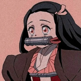 🤔 emoji Demon Slayer @xvieravelyn — @stckrRobot Telegram sticker 15 of 88