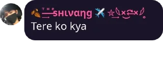 😒 emoji S͠hívang S͠hukla ✮͢𓆩᪵🇮🇳𓆪̥ 𓆩᪵×⃪⃕͜×𓆪̥ ࿐ Telegram sticker 14 of 119
