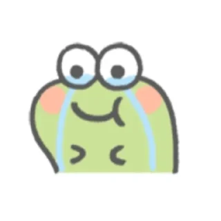 😢 emoji frog Telegram sticker 11 of 16
