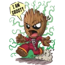 Sticker from Groot