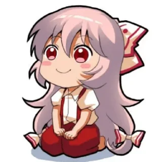 ✨ emoji Fujiwara Mokou 💤 Telegram sticker 4 of 30