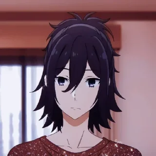 ☹ emoji Horimiya💕 @Miyamura_kun_05 Telegram sticker 16 of 110