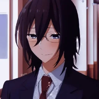 ☹ emoji Horimiya💕 @Miyamura_kun_05 Telegram sticker 22 of 110