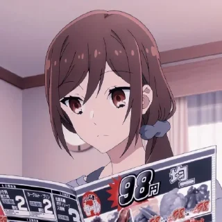 😌 emoji Horimiya💕 @Miyamura_kun_05 Telegram sticker 5 of 110