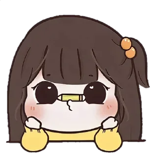 😚 emoji @adi_xd ≈ Cute Girl - Collection 13 ---------------------------- Telegram sticker 10 of 40