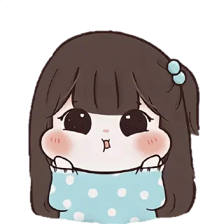 ☺ emoji @adi_xd ≈ Cute Girl - Collection 13 ---------------------------- Telegram sticker 20 of 40