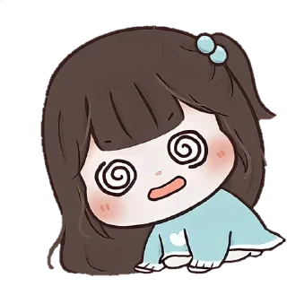 😳 emoji @adi_xd ≈ Cute Girl - Collection 13 ---------------------------- Telegram sticker 14 of 40