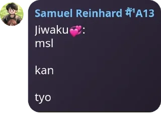 💞 emoji मैं¹Samuell dan 🇺🇦 QuotLy pack by @QuotLyBot Telegram sticker 15 of 22