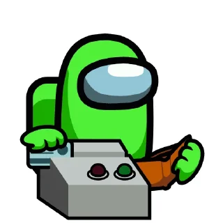 Sticker from Among Us