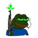 🔫 emoji Lethal Pepe by @XD_stickers Telegram sticker 19 of 25