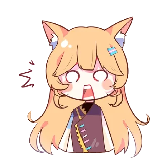 😮 emoji 猫猫的表情包 Telegram sticker 14 of 24