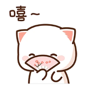 😮‍💨 emoji Peach Cat & Friends @PeachLovesGoma Telegram sticker 20 of 25