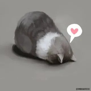 🌟 emoji @FLYNN_LOYAL Cat Emotion🐈 Telegram sticker 22 of 55