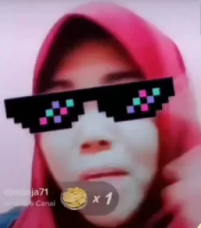 🤩 emoji makcik mila atututu gemes' (alen punya kak) Telegram sticker 19 of 43