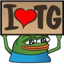 Sticker from 🐸 Pepe's sign @Emoji_Club @GimmeStickerBot