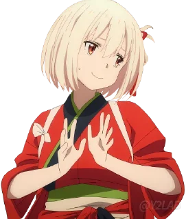 🙅‍♀ emoji Lycoris Recoil @Y2LAB Telegram sticker 2 of 98