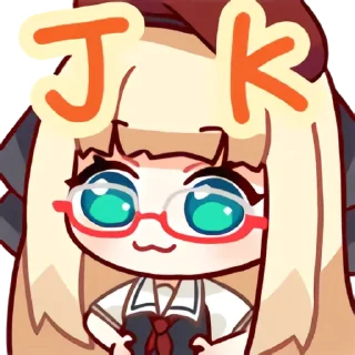 😍 emoji 物述有栖 Telegram sticker 3 of 20