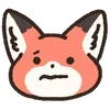 🦊 emoji ₍ Fᥣᥙffy Rᥱɗ F᧐᥊ Eⲙ᧐ji ₎ ˚₊· ♡ @mewsticks Telegram sticker 21 of 40