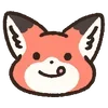 🦊 emoji ₍ Fᥣᥙffy Rᥱɗ F᧐᥊ Eⲙ᧐ji ₎ ˚₊· ♡ @mewsticks Telegram sticker 4 of 40