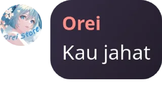 🧑‍🦱 emoji Lu pake ini bayar 20k Telegram sticker 4 of 38