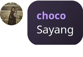 Sticker from choco@cips