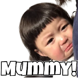😀 emoji Cute Baby Girl Telegram sticker 11 of 16