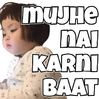 😀 emoji Cute Baby Girl Telegram sticker 8 of 16
