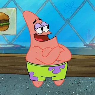 😎 emoji Patrick Telegram sticker 10 of 38