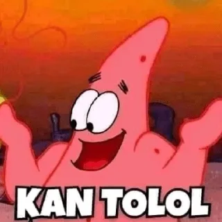 😀 emoji meme patrick Telegram sticker 6 of 30