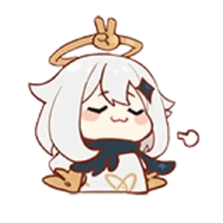 😏 emoji 派蒙酱☆ @pmmur Telegram sticker 17 of 109