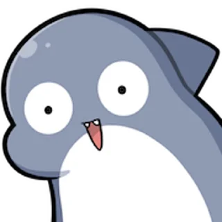 ⭐ emoji 胖鯊魚鯊西米★表情貼~嗨翻天 @kal_pc Telegram sticker 7 of 40