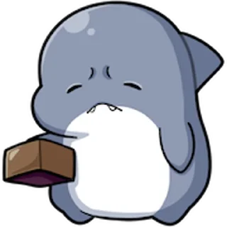 ⭐ emoji 胖鯊魚鯊西米★表情貼~嗨翻天 @kal_pc Telegram sticker 13 of 40