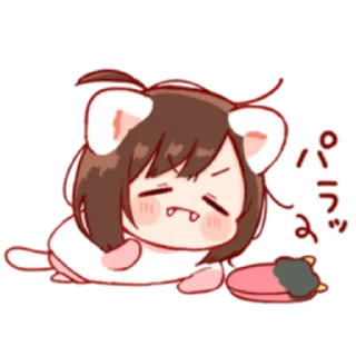 🐱 emoji ໒ ❀ ˚₊   @miaaws! Telegram sticker 10 of 24