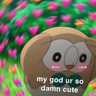 🥰 emoji @k444th prepared a sticker 4 lazy ppl to type Telegram sticker 11 of 60