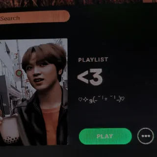 🌙 emoji dream spotify by @nctdreamstiker Telegram sticker 19 of 35