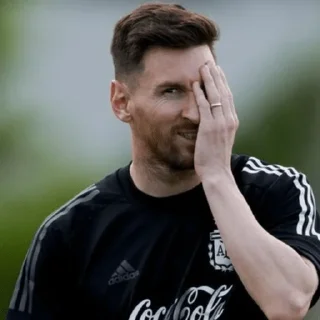 😀 emoji ⚽️🇦🇷 MESSI MOODS 🇦🇷⚽️ Telegram sticker 15 of 15