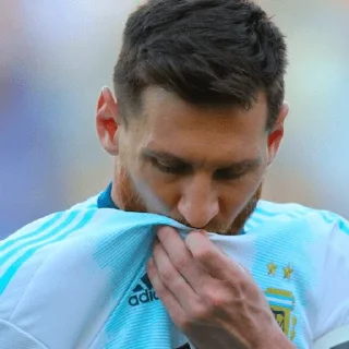 😀 emoji ⚽️🇦🇷 MESSI MOODS 🇦🇷⚽️ Telegram sticker 6 of 15