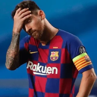 😀 emoji ⚽️🇦🇷 MESSI MOODS 🇦🇷⚽️ Telegram sticker 10 of 15