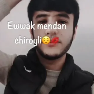 😌 emoji Kepakwunos by @StikerYaratishbot Telegram sticker 13 of 22