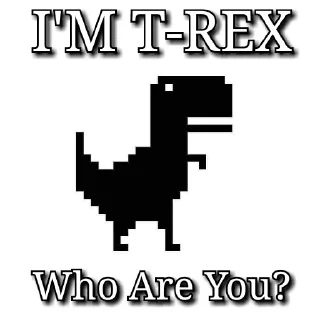 😎 emoji T-REX Sticker Pack Telegram sticker 9 of 31